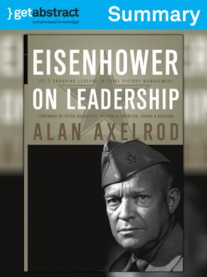 cover image of Eisenhower on Leadership (Summary)